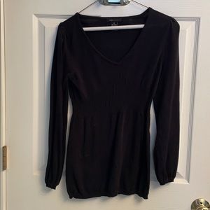 BCBG MaxAzria black m puffed sleeve sweater